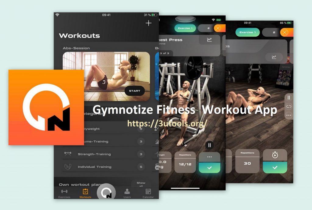 Gymnotize Fitness workout App
